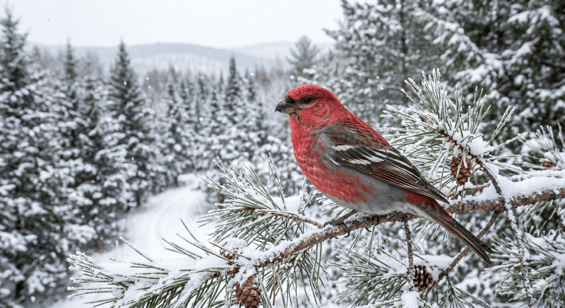 Pine Grosbeak